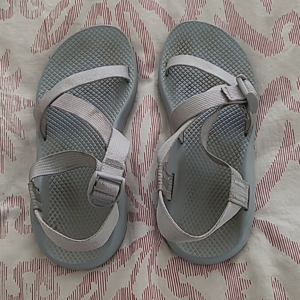 Grey chaco sandals